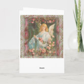 Angel und Rose der sympathischen Karte (Rückseite)