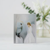 Angel und Schüssel Postkarte (Stehend Vorderseite)