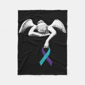Angel und Selbstmordbewusstsein Suizidpräventionsk Fleecedecke (Vorderseite)