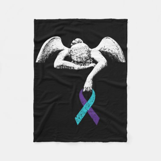 Angel und Selbstmordbewusstsein Suizidpräventionsk Fleecedecke (Vorderseite)