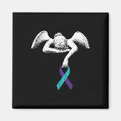 Angel und Selbstmordbewusstsein Suizidpräventionsk Magnet (Vorne)