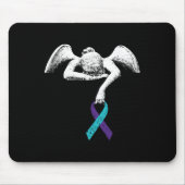 Angel und Selbstmordbewusstsein Suizidpräventionsk Mousepad (Vorne)