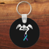 Angel und Selbstmordbewusstsein Suizidpräventionsk Schlüsselanhänger (Vorderseite)