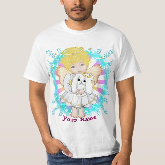 Angel und sonniger T - Shirt (Vorderseite)