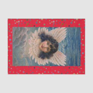 ANGEL UND STARS-TISSUPAPIER SEIDENPAPIER