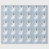 Angel- und Sternenbeschriftung 2 Geschenkpapier (Flach)