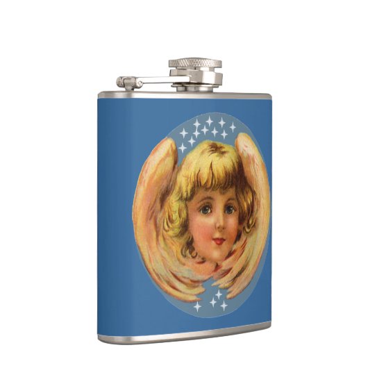 Angel- und Sternenflasche Flachmann (Rechts)