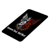 Angel und Teufel Half Himmel Sent Hell Bent Magnet (Linke Seite)