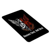 Angel und Teufel Half Himmel Sent Hell Bent Magnet (Rechte Seite)