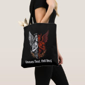 Angel und Teufel Half Himmel Sent Hell Bent Tasche (Von Nahem)
