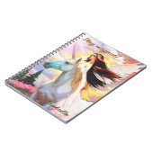 Angel Unicorn Bleibe Magical Name Journal Notebook Notizblock (Linke Seite)