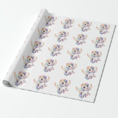Angel unicorn is so cute geschenkpapier (Ungerollt)