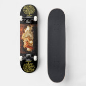 Angel unter den Sternen Fantasy Art Skateboard (Vorderseite)