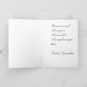 Angel Unter uns Sympathy Card für Ihn Karte (Innenseite)