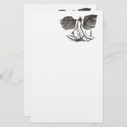 Angel Uriel Briefpapier (Vorne/Hinten)