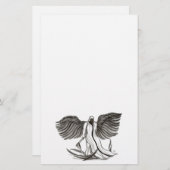 Angel Uriel Briefpapier (Vorne/Hinten)