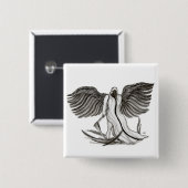 Angel Uriel Button (Vorne & Hinten)