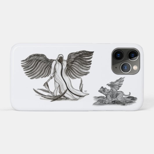 Angel Uriel Case-Mate iPhone Hülle (Rückseite (Horizontal))