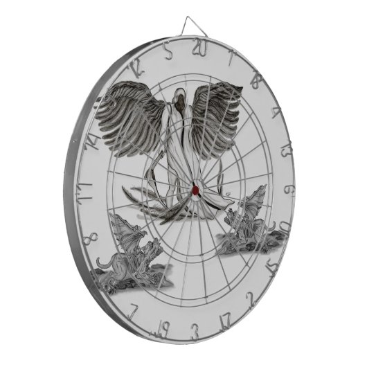 Angel Uriel Dartscheibe (Vorderseite Links)