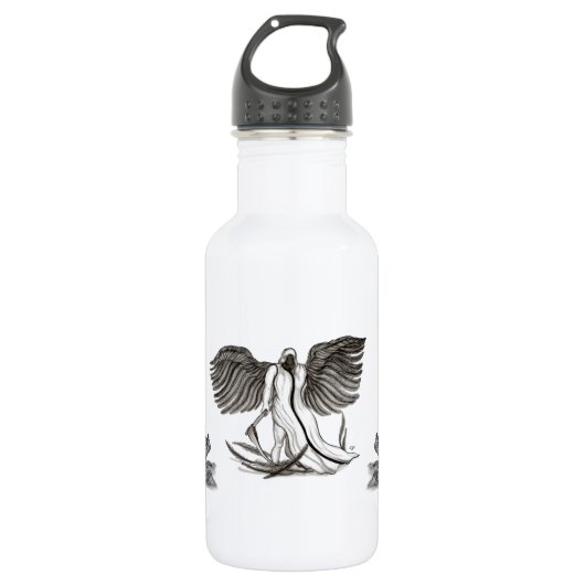 Angel Uriel Edelstahlflasche (Vorderseite)