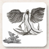 Angel Uriel Getränkeuntersetzer (Vorderseite)