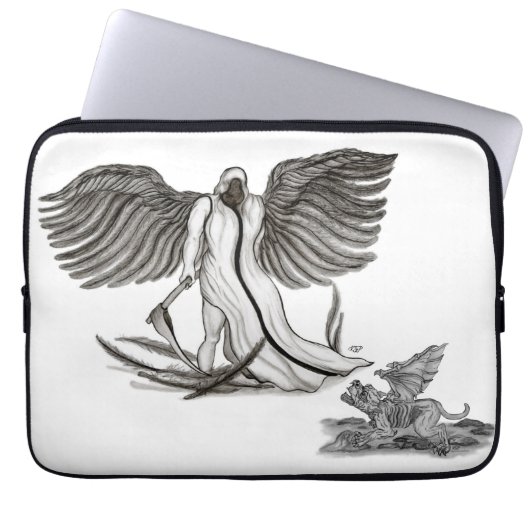 Angel Uriel Laptopschutzhülle (Vorderseite)