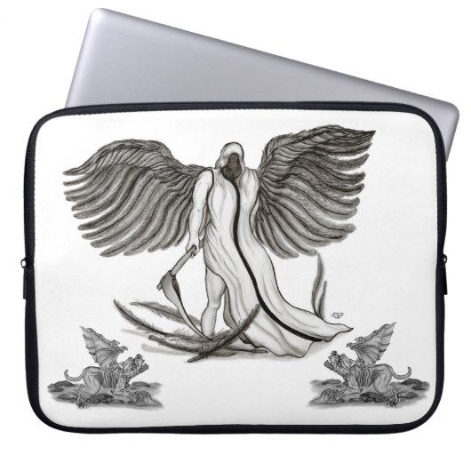 Angel Uriel Laptopschutzhülle (Vorderseite)