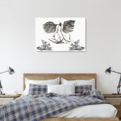 Angel Uriel Leinwanddruck (Insitu (Schlafzimmer))