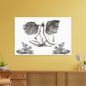 Angel Uriel Leinwanddruck (Insitu (Wohnzimmer))