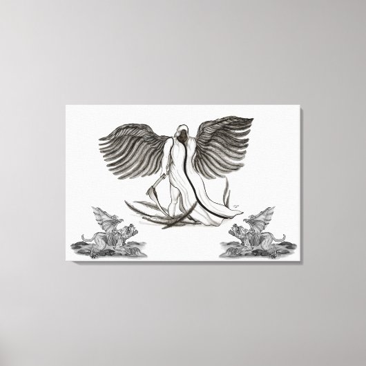 Angel Uriel Leinwanddruck (Vorderseite)