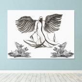 Angel Uriel Leinwanddruck (Insitu (Holzboden))