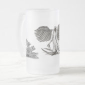 Angel Uriel Mattglas Bierglas (Vorderseite Links)