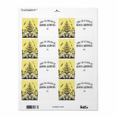 Angel-Utensilien aus der Küche des Weihnachtslabel (Vorne)