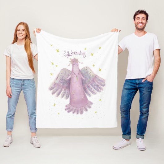 Angel Valentine Fleecedecke (Beispiel)