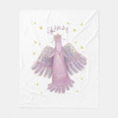 Angel Valentine Fleecedecke (Vorderseite)