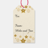 Angel Viktorianische Weihnachten 25. Dezember Set  Geschenkanhänger (Rückseite)