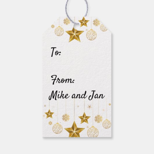 Angel Viktorianische Weihnachtsverkäufe in Sets Geschenkanhänger (Rückseite)