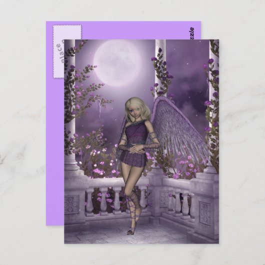 Angel Violet Charms Postkarte (Vorne/Hinten)