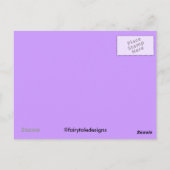 Angel Violet Charms Postkarte (Rückseite)