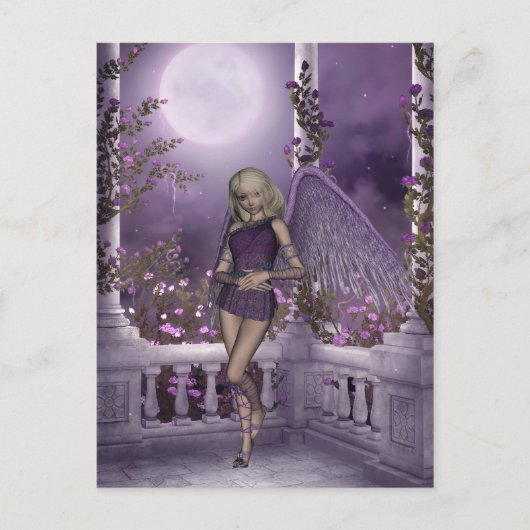 Angel Violet Charms Postkarte (Vorderseite)