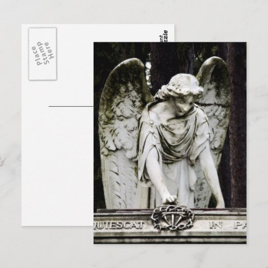 Angel Visit Postcard Postkarte (Vorne/Hinten)