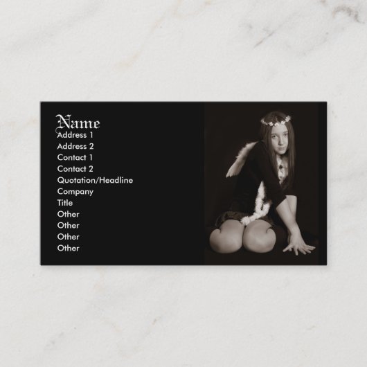 Angel Visitenkarte (Vorderseite)