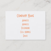 ANGEL VISITENKARTE (Rückseite)