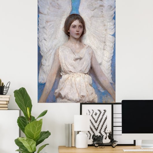 Angel von Abbott Handerson Thayer Poster (Heimbüro)