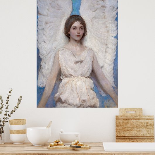Angel von Abbott Handerson Thayer Poster (Küche)