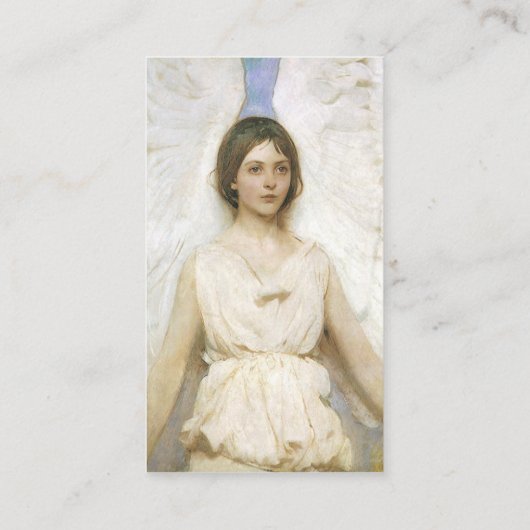 Angel von Abbott Thayer Visitenkarte (Rückseite)