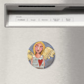 ANGEL von COURAGE - angelsächsischer Liebe-Magnet Magnet (In Situ (Geschirrspüler))