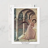 Angel von Fra Angelico Postkarte (Vorne/Hinten)