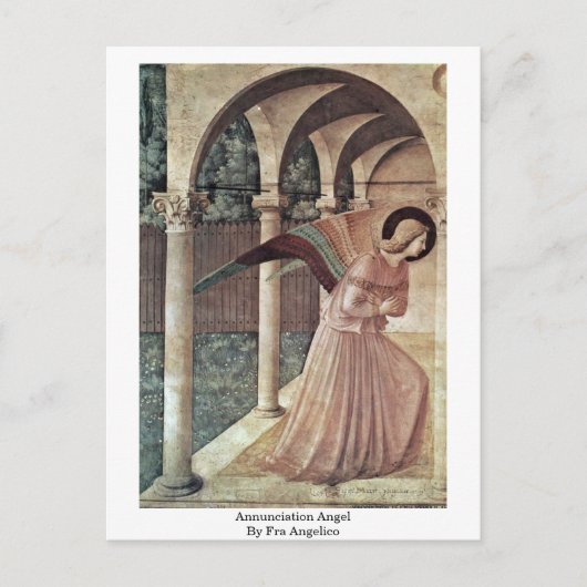 Angel von Fra Angelico Postkarte (Vorderseite)