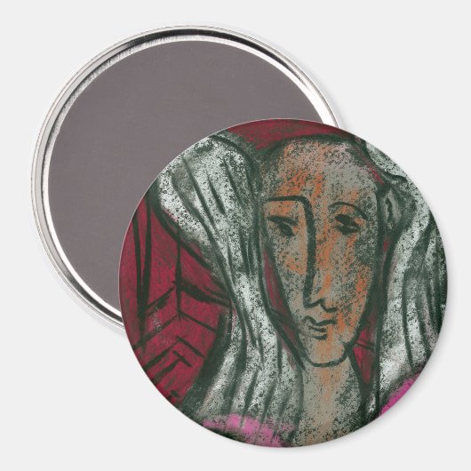 Angel von Friedensmagnet Magnet (Vorderseite/Rückseite)